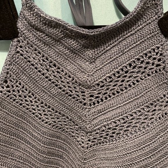 NWT HIGH NECK CROCHET STYLE TANKINI TOP SZ XL - Picture 3 of 10